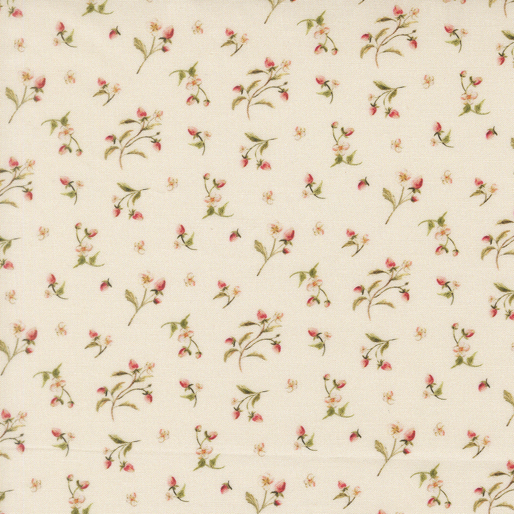Fabric Moda Eggshell Berry Bramble Fable and Fern by the Quarter Yard 40063-11