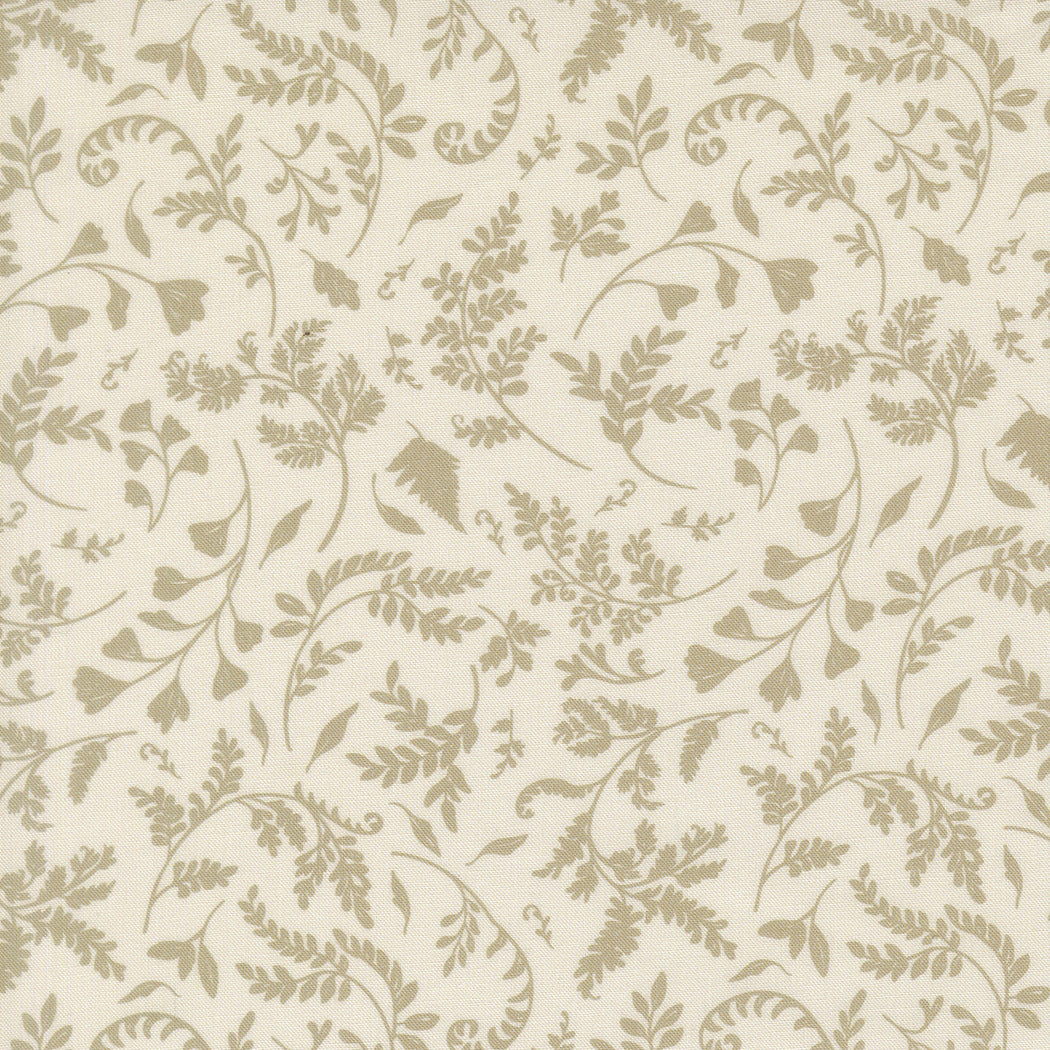 Fabric Moda Eggshell Fern Trail Fable and Fern by the Quarter Yard 40064-11