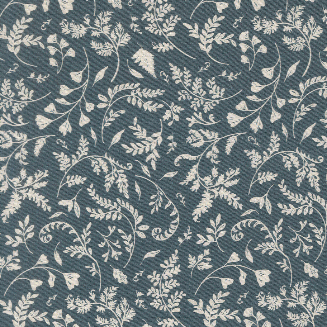 Fabric Moda Indigo Fern Trail Fable and Fern by the Quarter Yard 40064-15