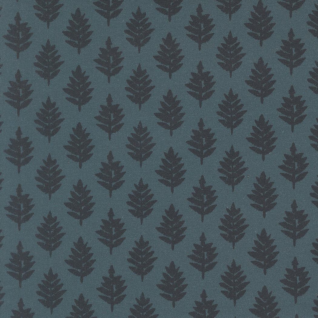 Fabric Moda Indigo Woven Pine Fable and Fern by the Quarter Yard 40065-15