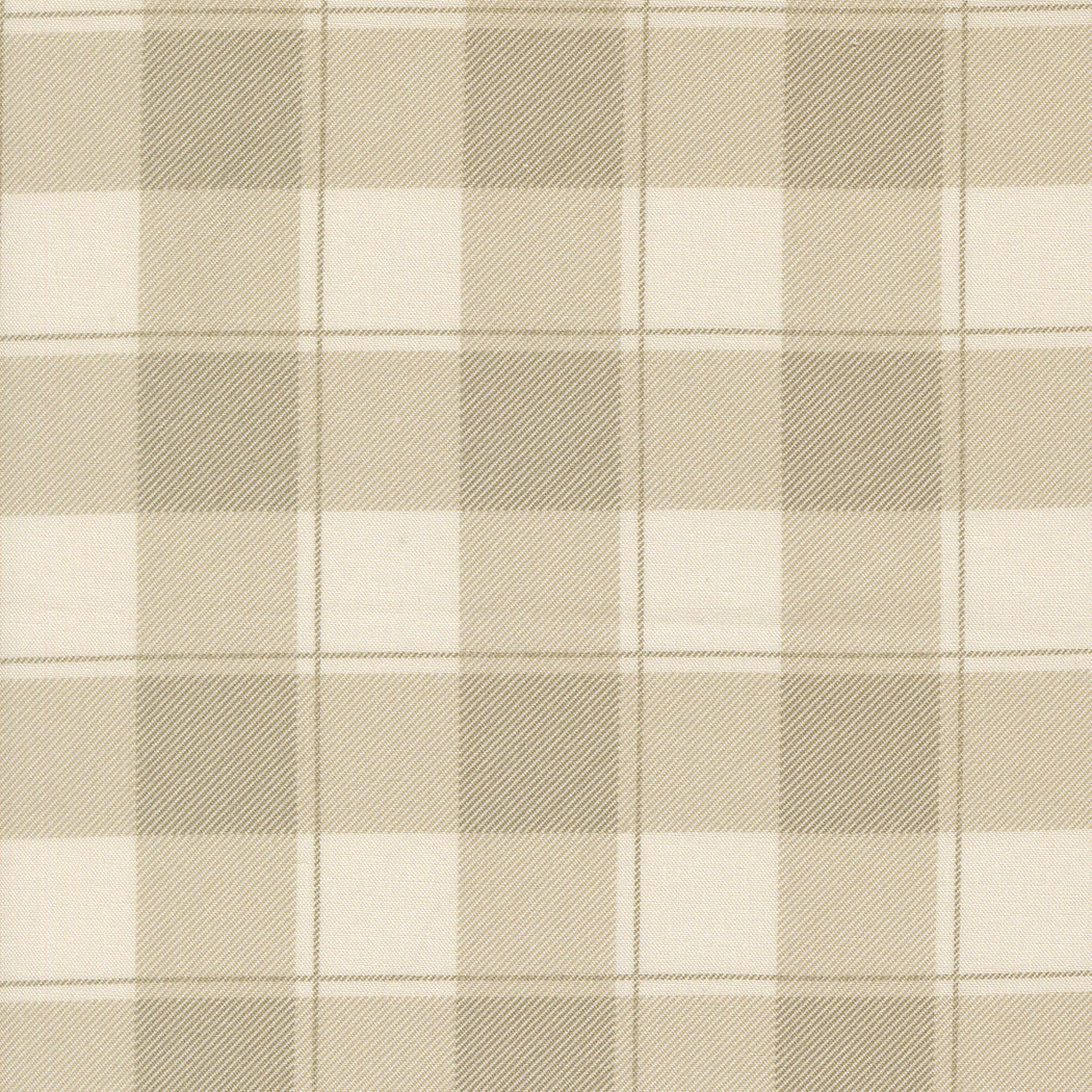Fabric Moda Stone Cabin Gingham Fable and Fern by the Quarter Yard 40066-14