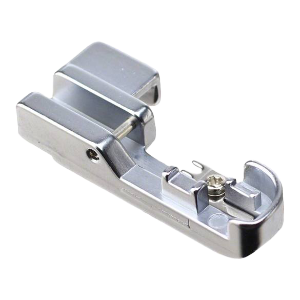 one of the feet included in the JUKI 40123395 8pc Serger Presser Foot Kit for MO Series