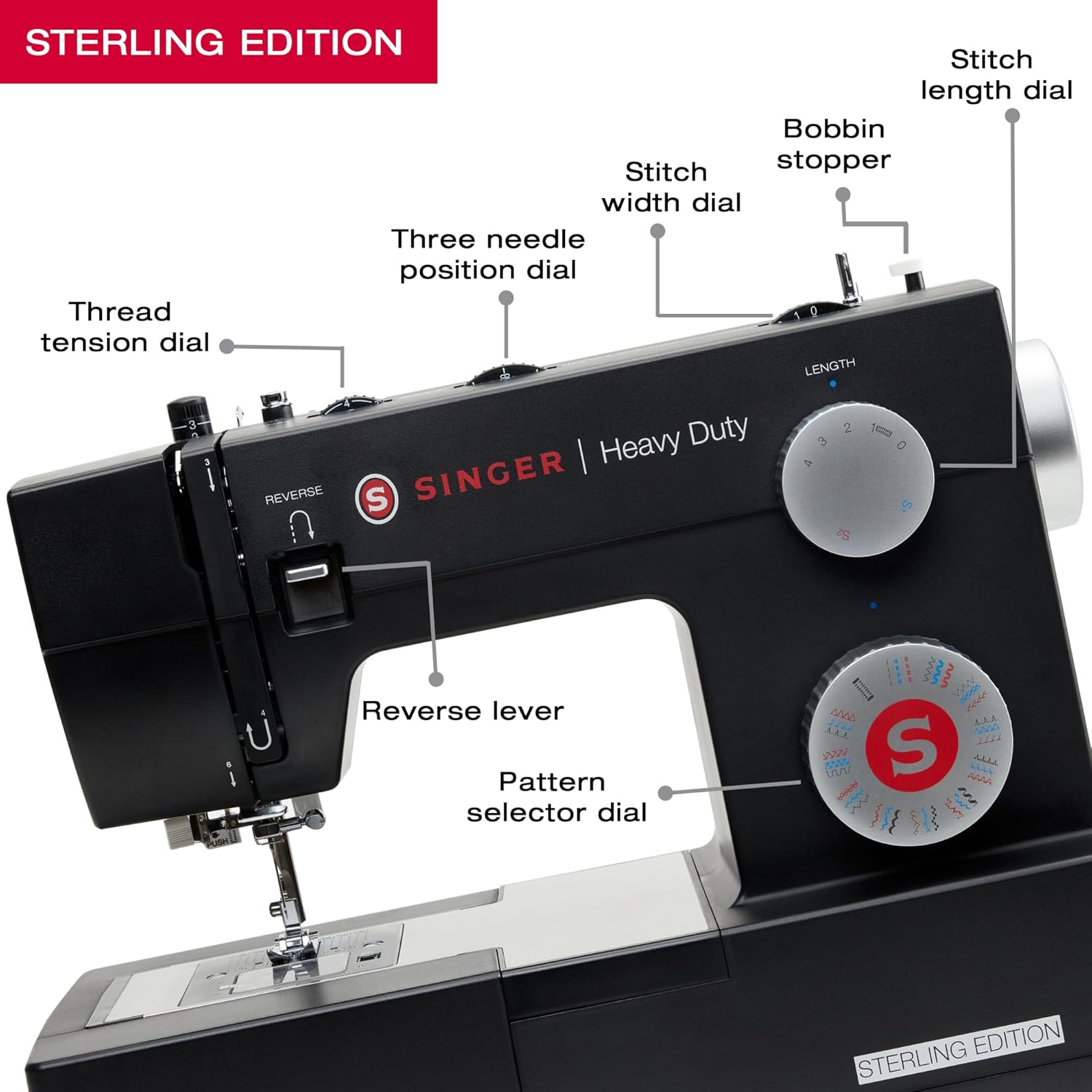 Singer Heavy Duty 4432 Sterling Edition Sewing Machine