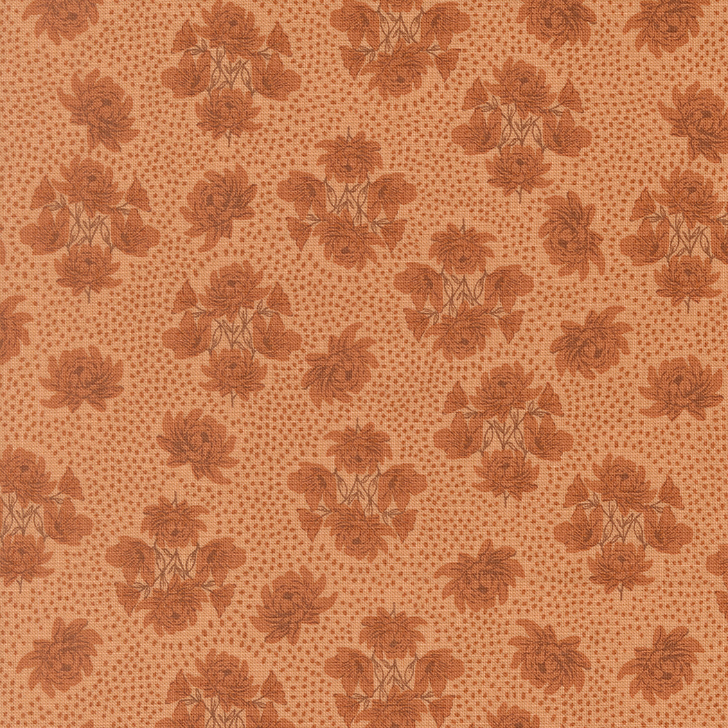 Fabric Moda Coral Seashell Speckled Serenade Wellspring by the Quarter Yard 45672-14