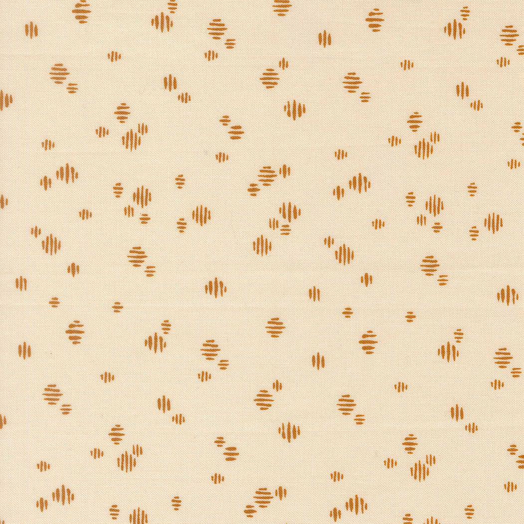 Fabric Moda Eggshell Dashed Blender Wellspring by the Quarter Yard 45676-11