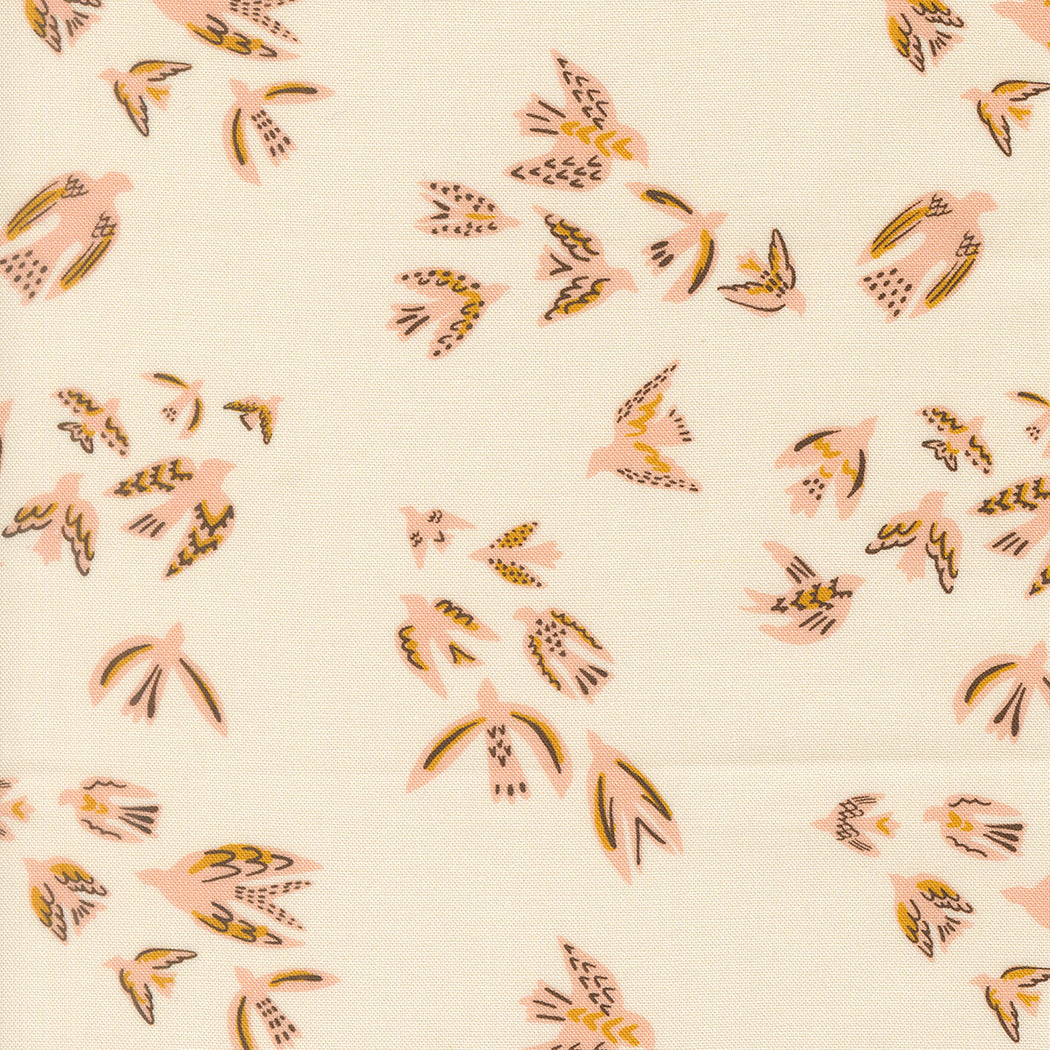 Fabric Moda Eggshell On A Wing Flora + Thread by the Quarter Yard 45682-11