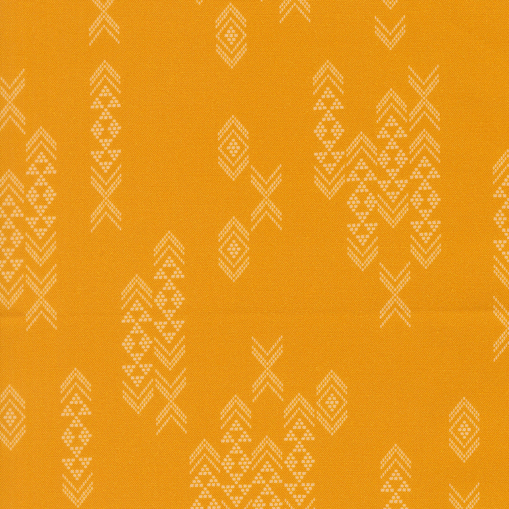 Fabric Moda Golden Geometric Flora + Thread by the Quarter Yard 45686-16