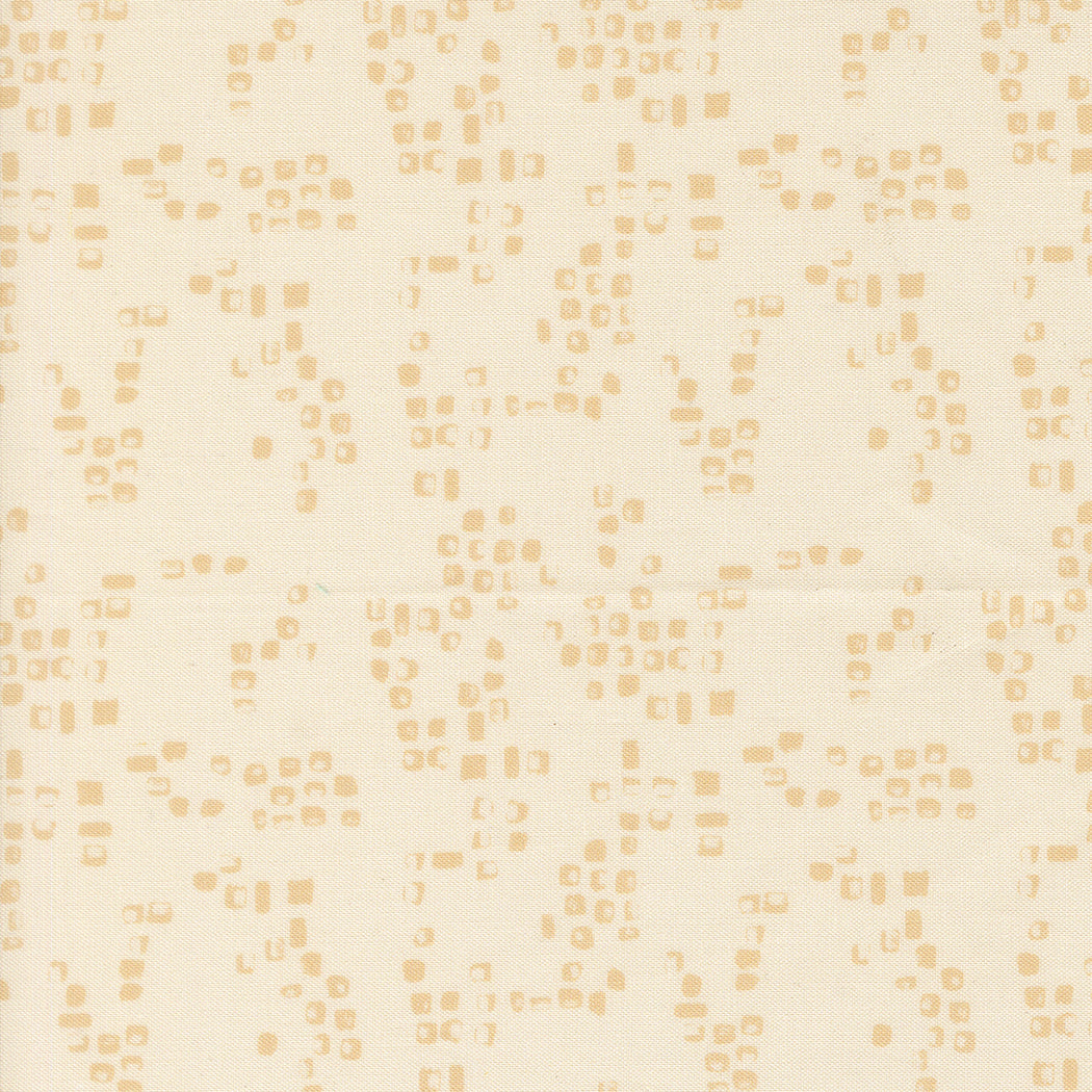 Fabric Moda Eggshell Squares Flora + Thread by the Quarter Yard 45687-11