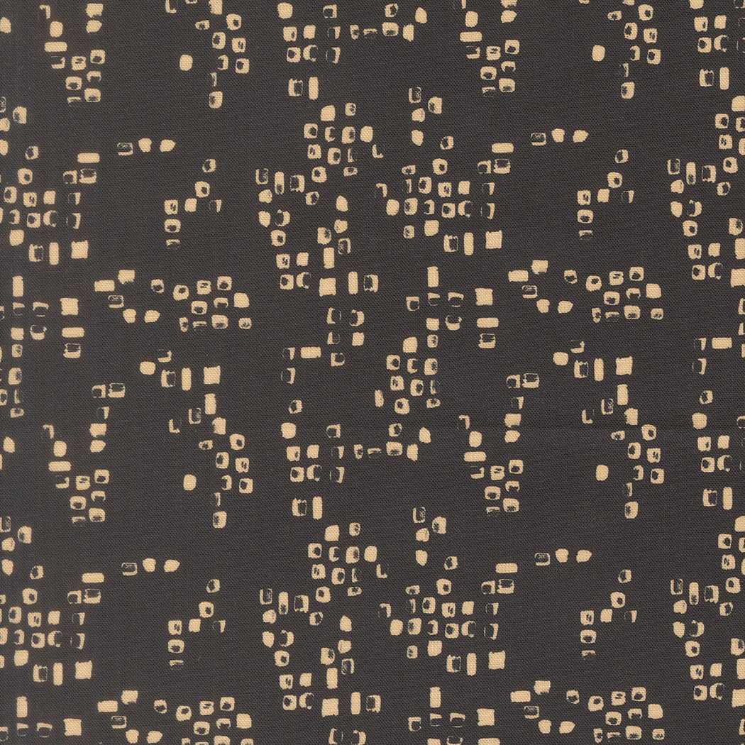 Fabric Moda Midnight Squares Flora + Thread by the Quarter Yard 45687-18