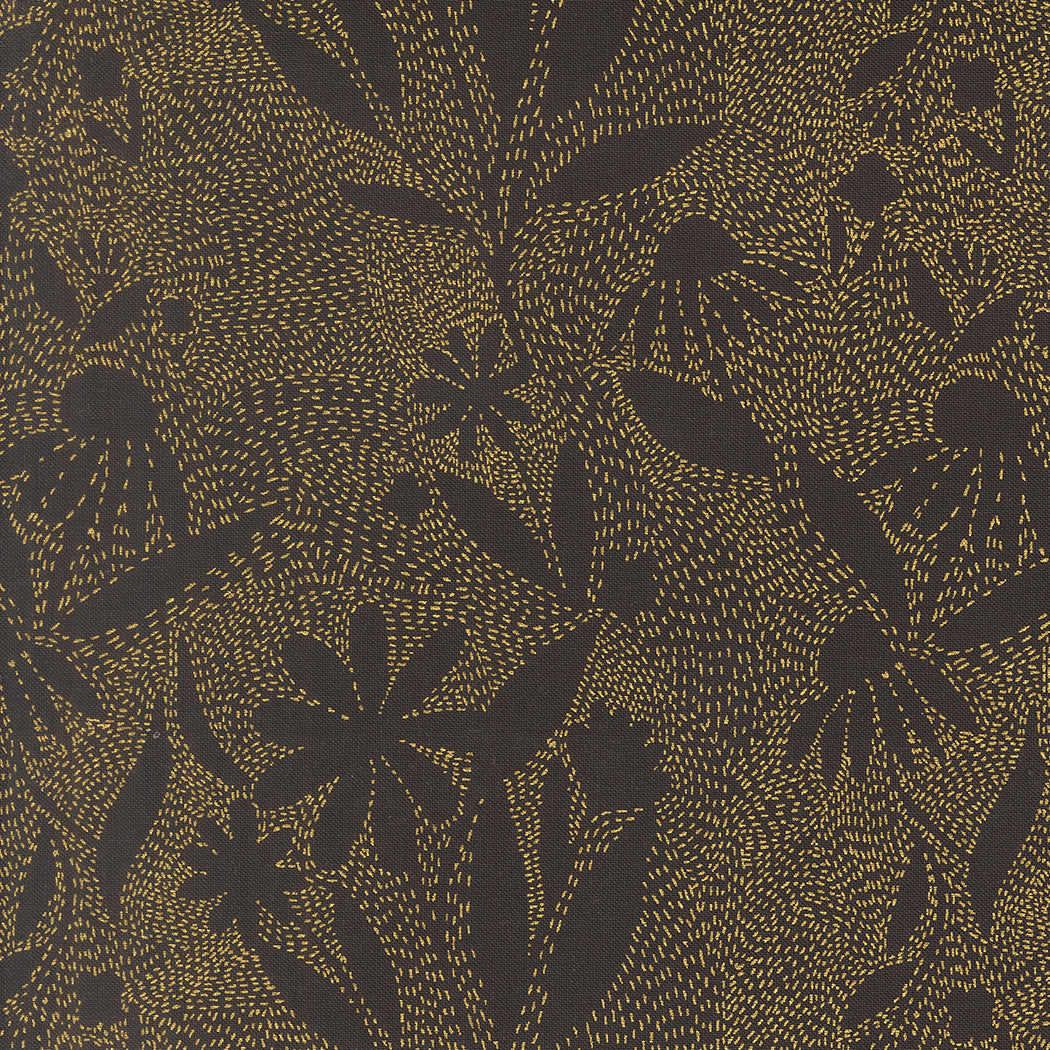 Fabric Moda Midnight Outlines Metallic Ladybug Whimsy by the Quarter Yard 48445-18M