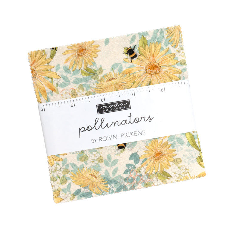 Fabric Moda Precuts Pollinators 5" Charm Pack 48810PP