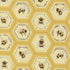 Fabric Moda Honey Bees in Hexies Pollinators by the Quarter Yard 48814-13