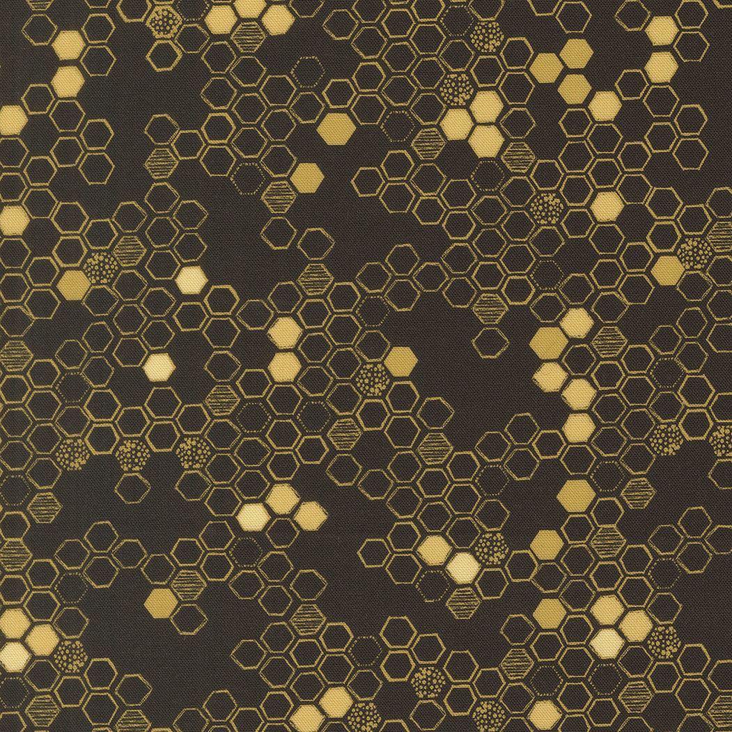 Fabric Moda Onyx Honeycomb Pollinators by the Quarter Yard 48815-20