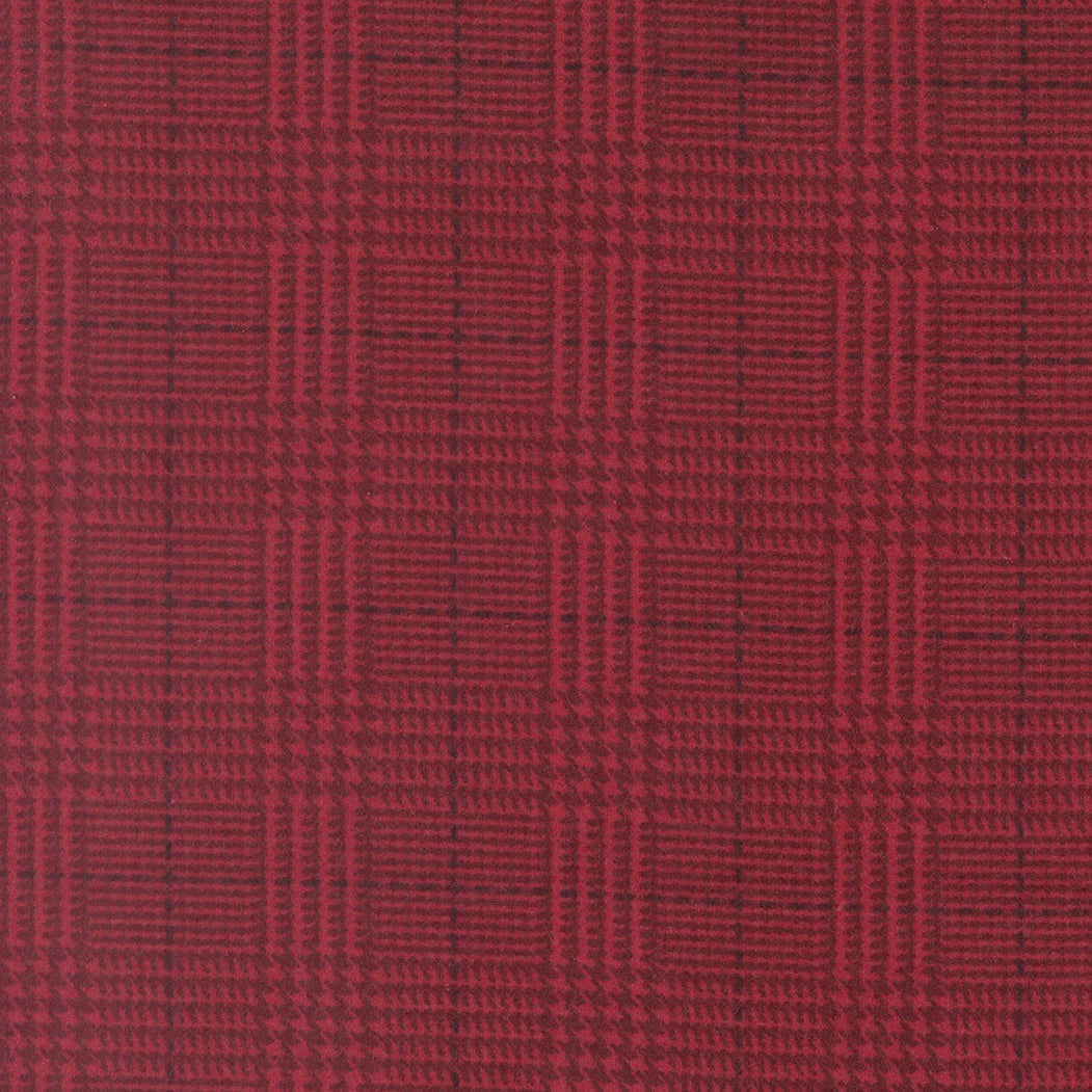 Fabric Moda Brick Plaid Flannel Gathering Basics by the Quarter Yard 49341-20F