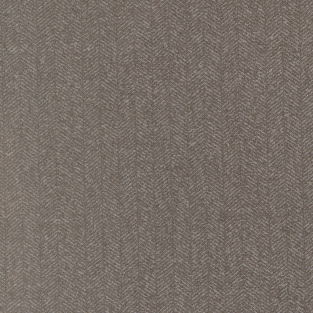 Fabric Moda Titanium Herringbone Flannel Gathering Basics by the Quarter Yard 49342-15F