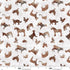 Fabric Blank Quilting Light Gray Animal Silhouettes Country Morning by the Quarter Yard 4962-19