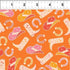 Fabric In The Beginning Orange Cowgirl Essentials Go Cowgirl! by the Quarter Yard 4GC-1
