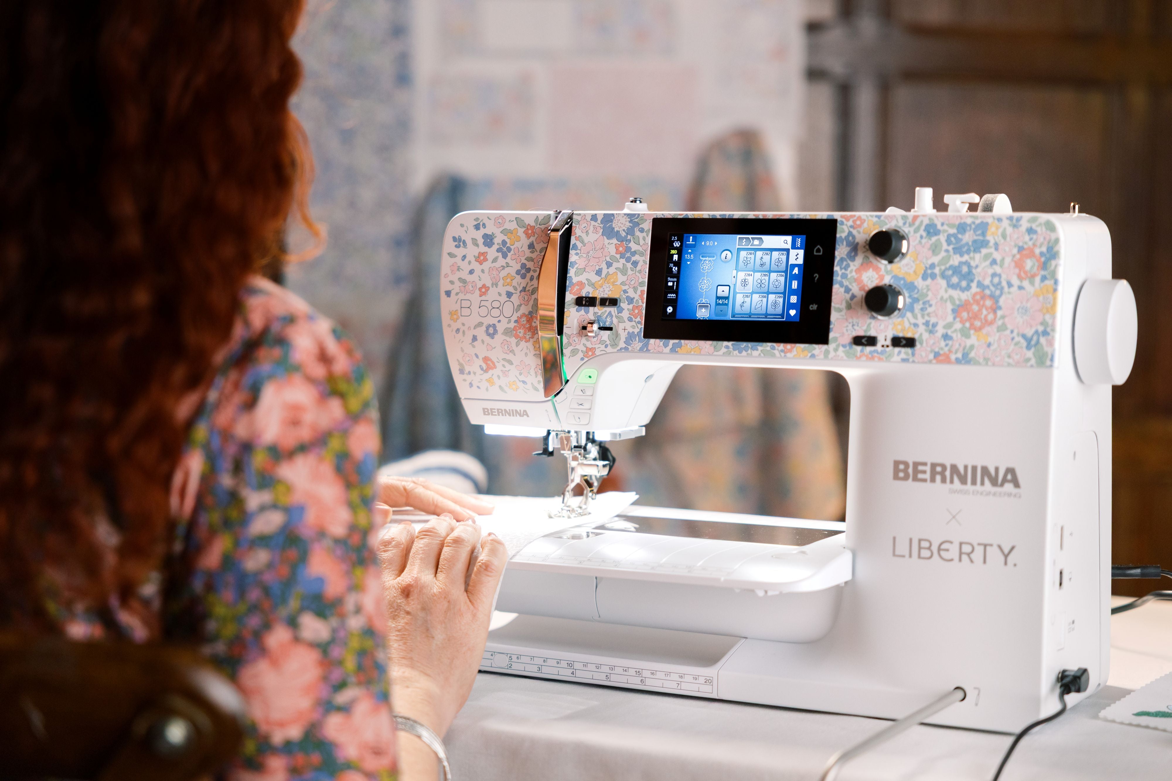 BERNINA 580 Liberty Edition Sewing and Embroidery Machine