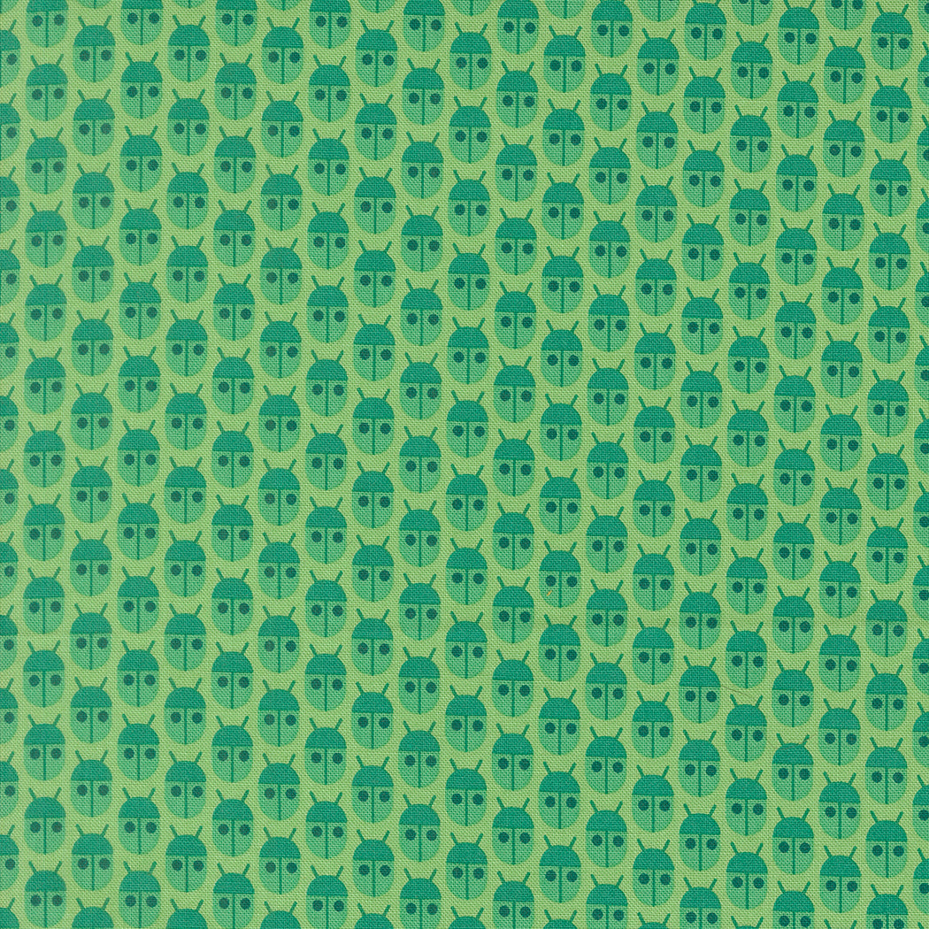 Fabric Moda Jade Little Bugs Popcorn by the Quarter Yard 51280-15