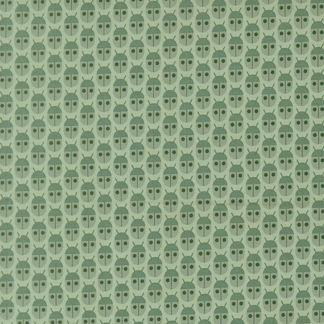 Fabric Moda Mist Little Bugs Popcorn by the Quarter Yard 51280-23