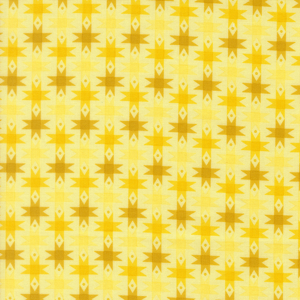 Fabric Moda Sunshine Ribbon Stars Popcorn by the Quarter Yard 51281-13