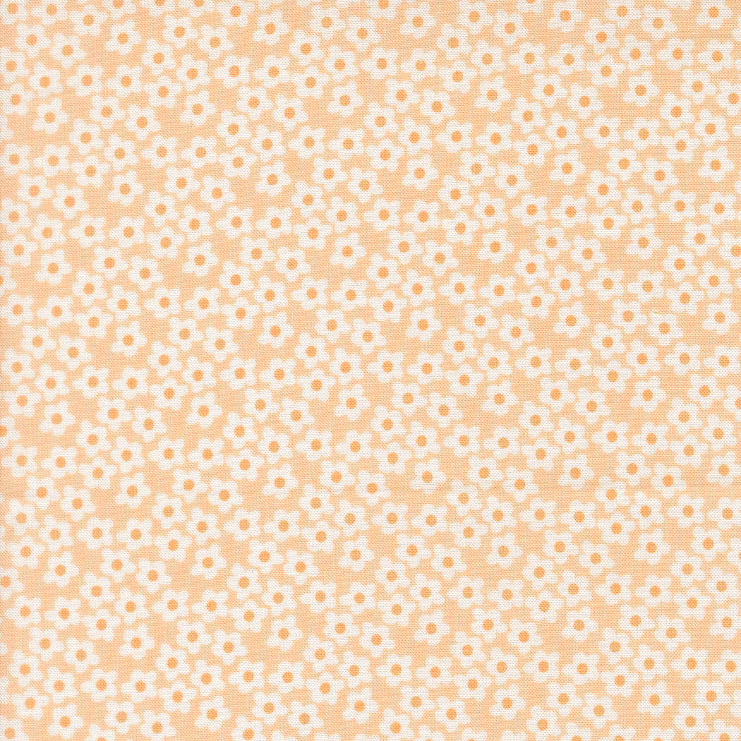 Fabric Moda Peach Popcorn Flowers Popcorn by the Quarter Yard 51282-29