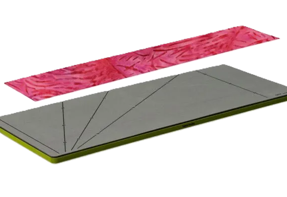 ¡AccuQuilt GO! Cortador de tiras 5" (4 1/2" acabado) Troquel 55023