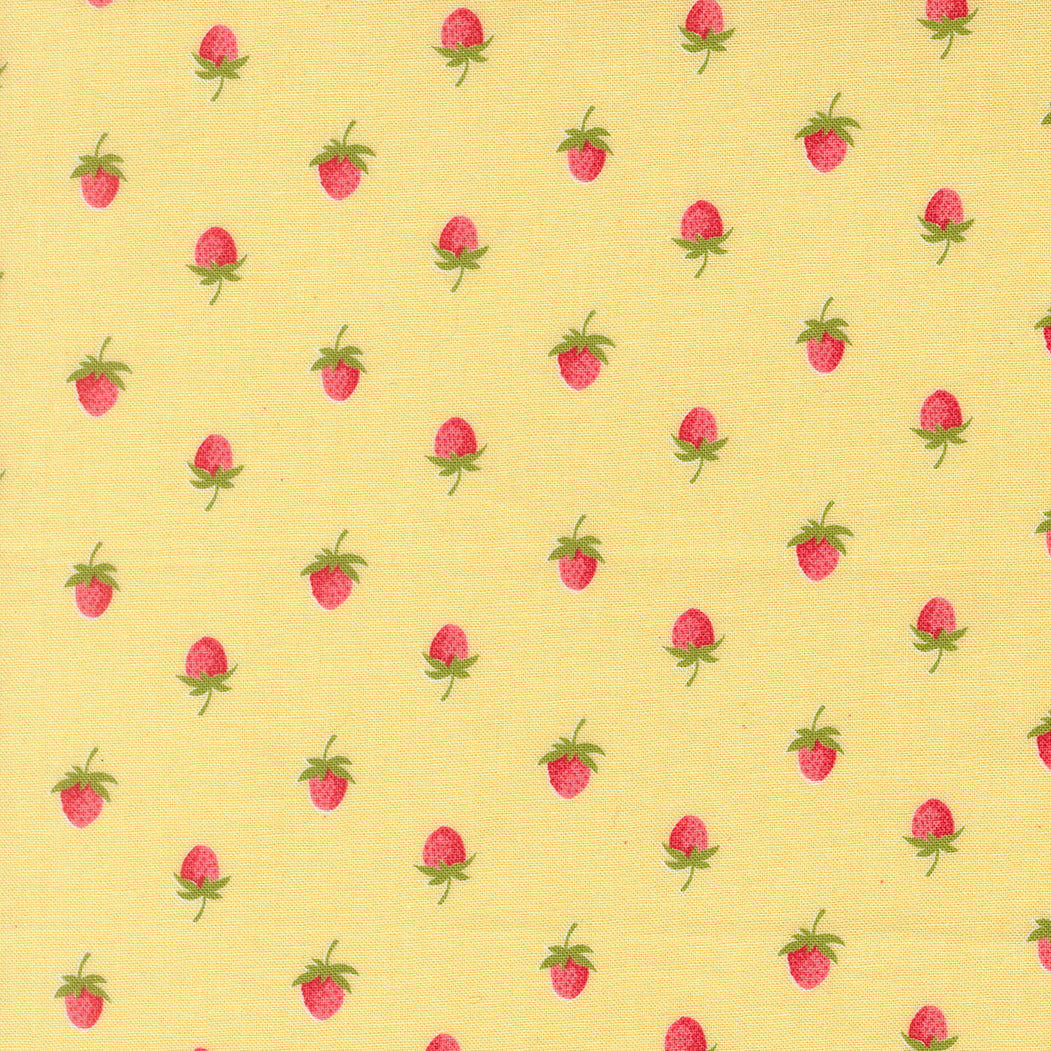 Fabric Moda Buttermilk Berries Bloomsberry by the Quarter Yard 55352-12
