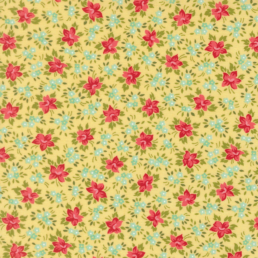 Fabric Moda Buttermilk Marylebone Bloomsberry by the Quarter Yard 55353-12