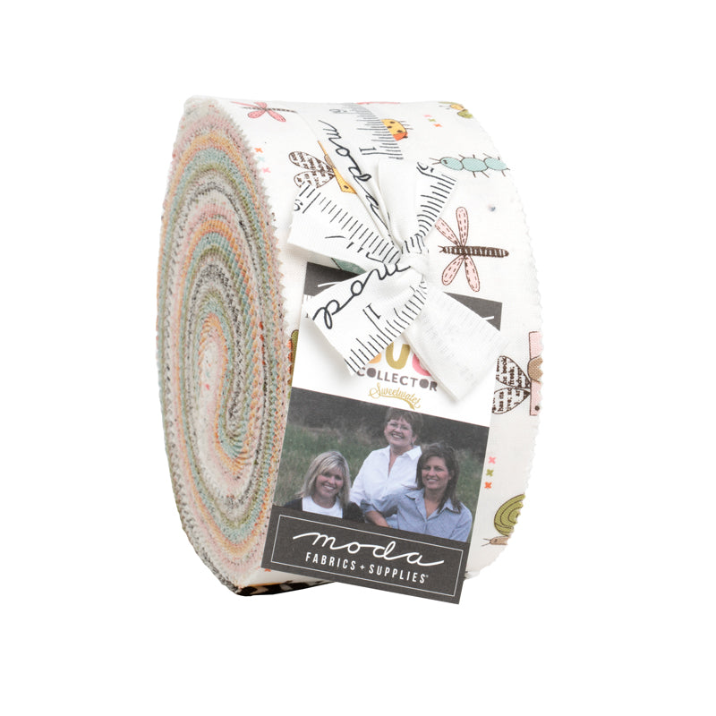Fabric Moda Precuts Bug Collector Jelly Roll 55730JR