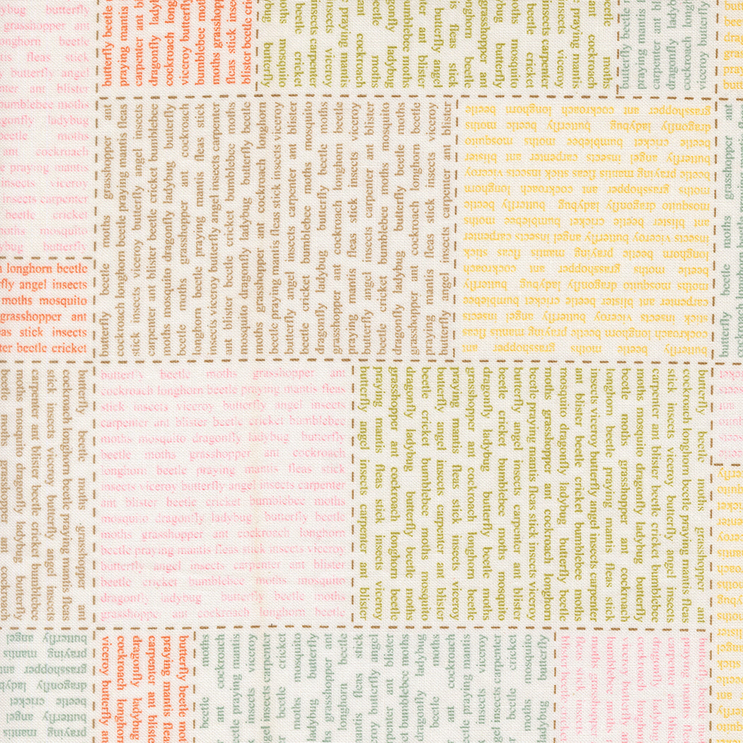 Fabric Moda Cloud In the News Bug Collector by the Quarter Yard 55730-11
