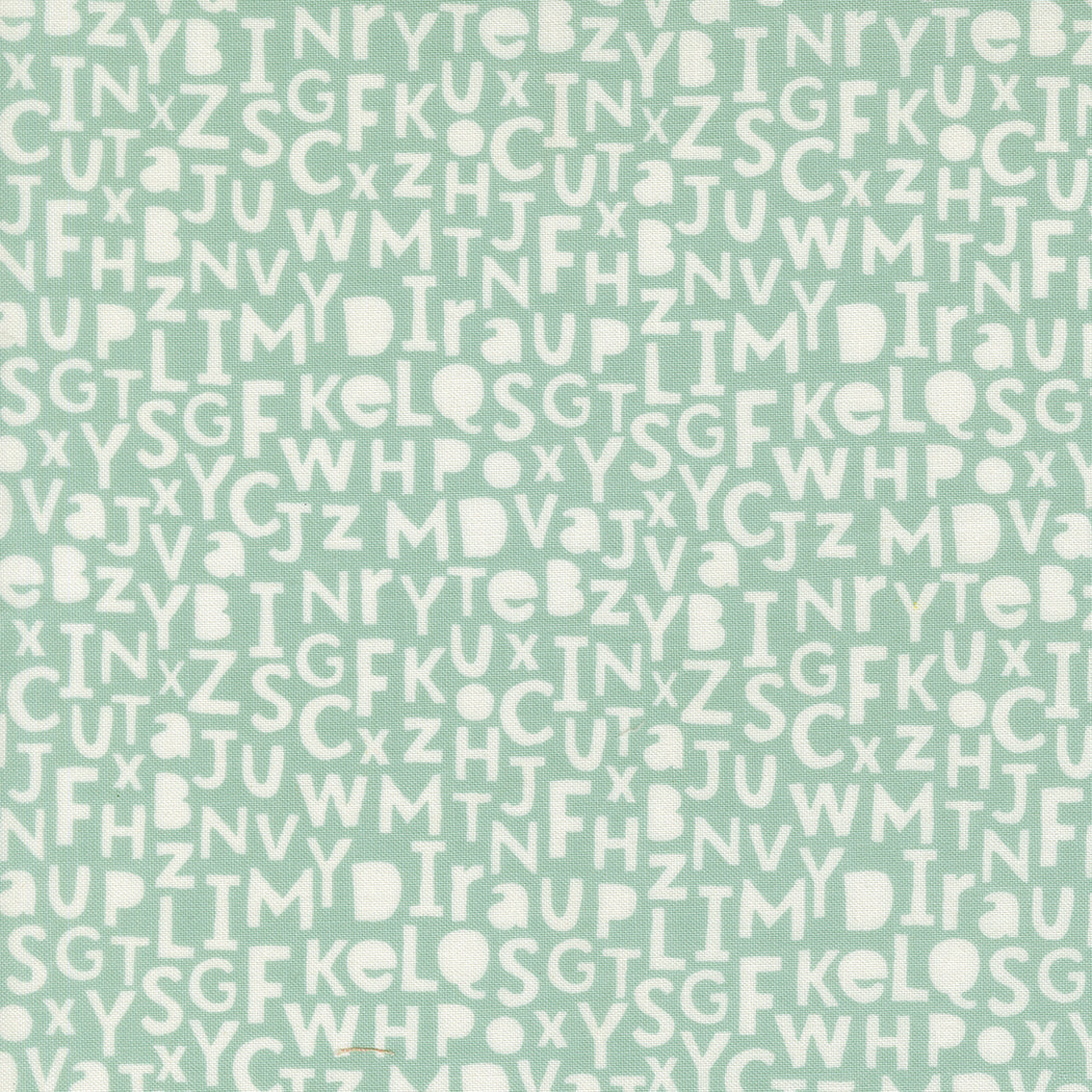Fabric Moda Sky Alphabet Bug Collector by the Quarter Yard 55732-22