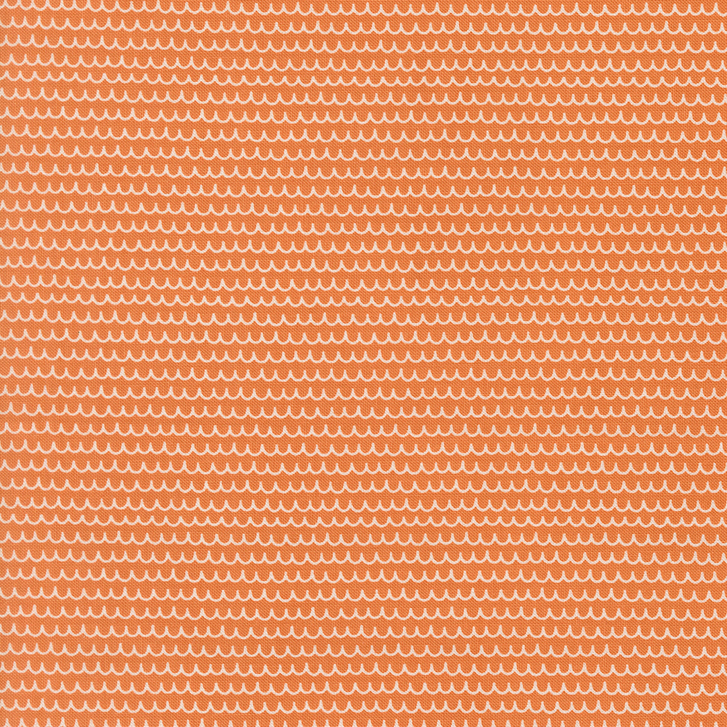 Fabric Moda Orange Squiggles Bug Collector by the Quarter Yard 55735-26