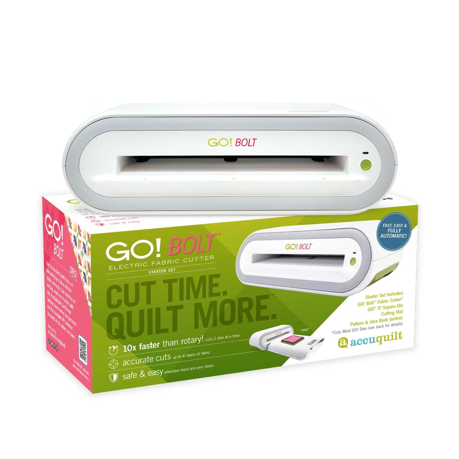 AccuQuilt GO! Bolt Curved Log Cabin Complete Starter Pack 56494
