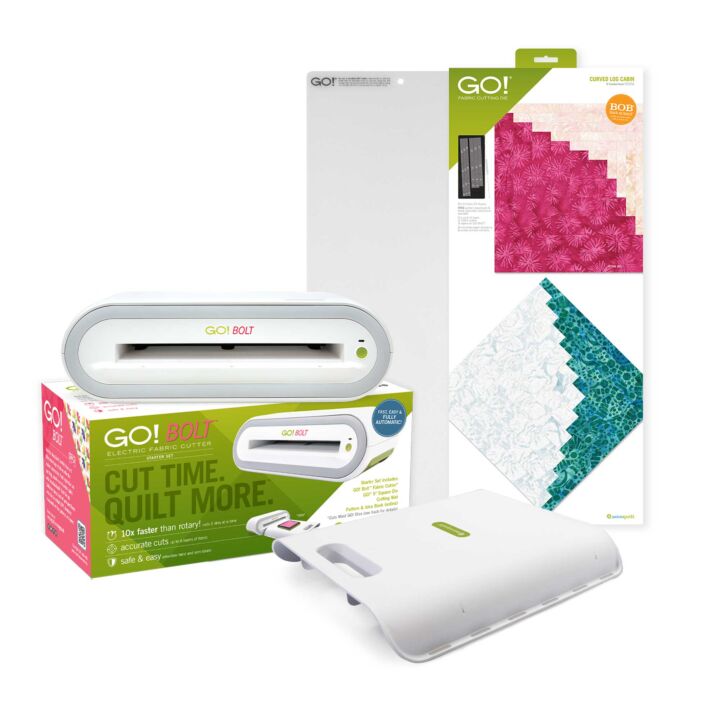 AccuQuilt GO! Bolt Curved Log Cabin Complete Starter Pack 56494