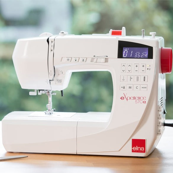 elna eXperience 570A Sewing Machine on a table