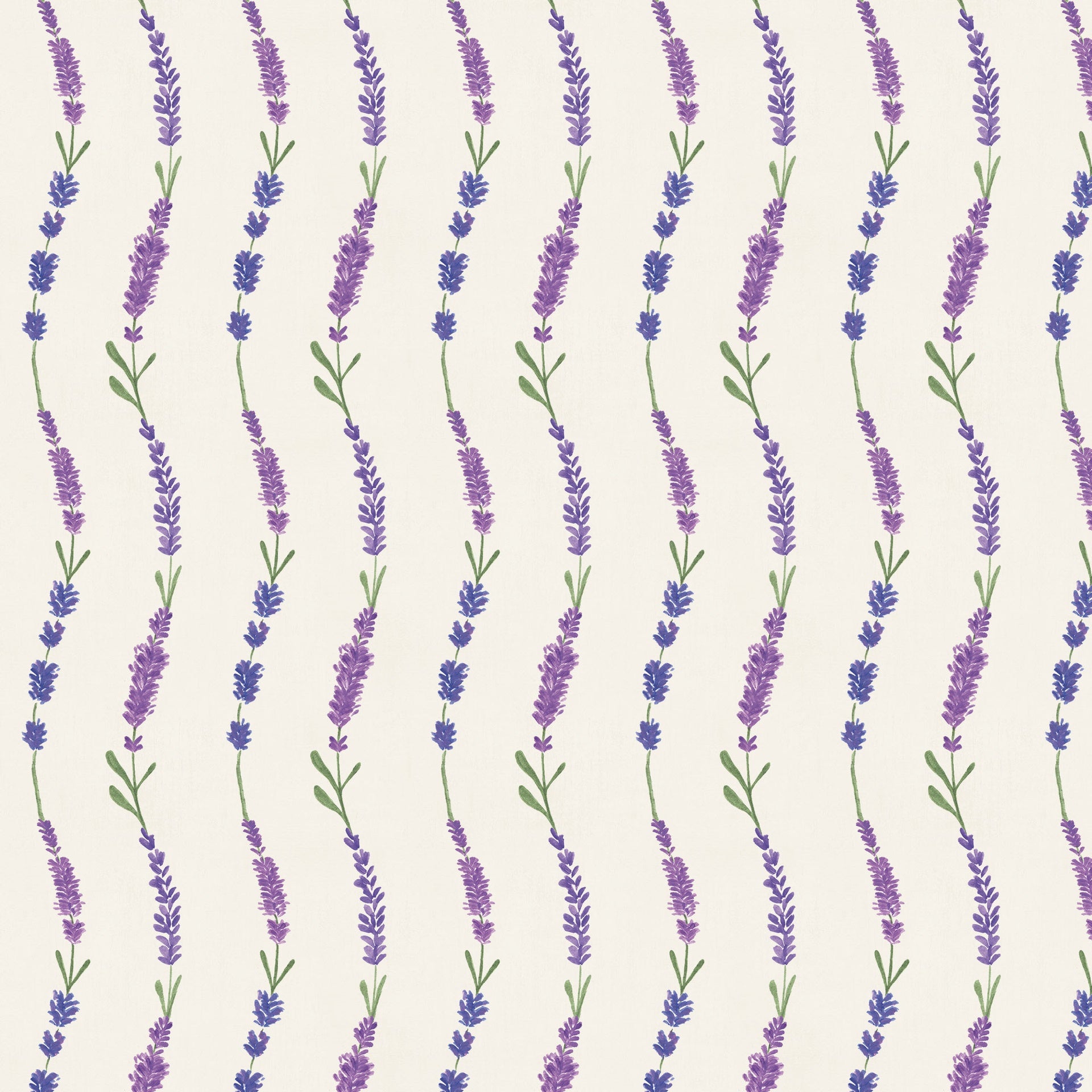 Fabric Lumin Tide + Loom Cream Lavender Stripe Lavender Whimsy by the Quarter Yard T115-004-168