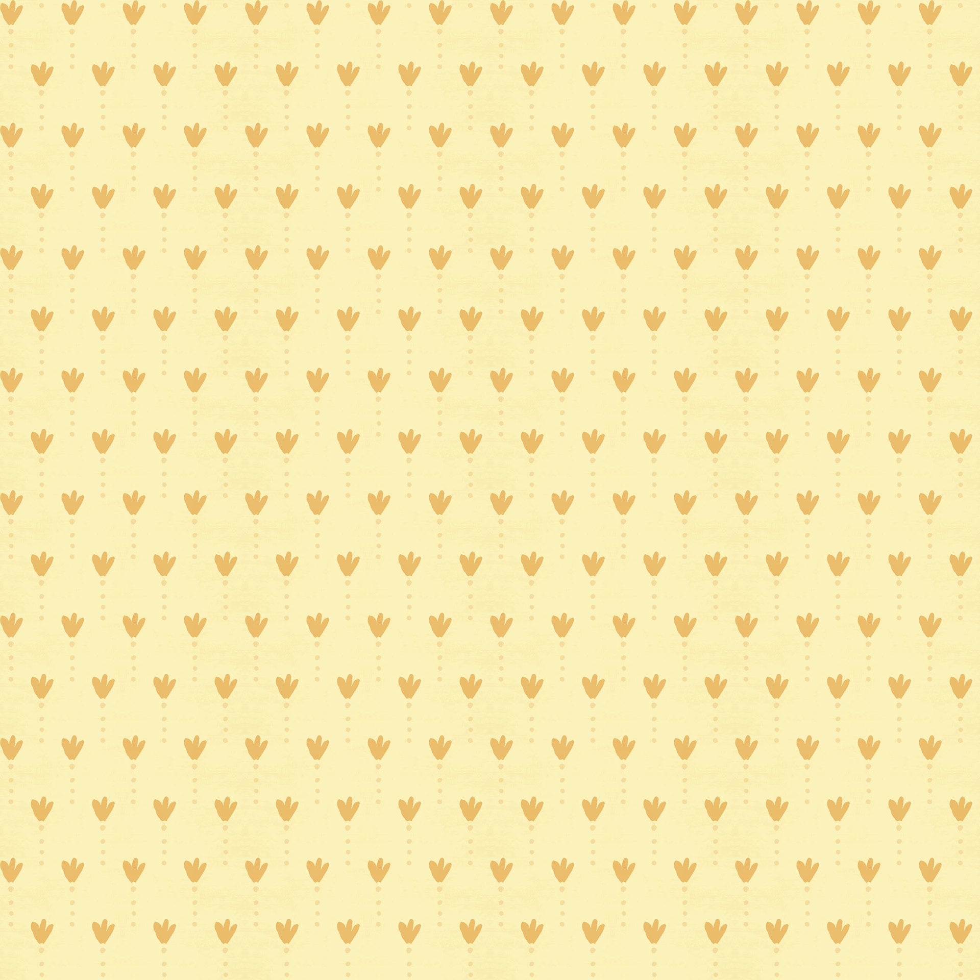 Fabric Lumin Tide + Loom Yellow Tulips Lavender Whimsy by the Quarter Yard T115-007-344