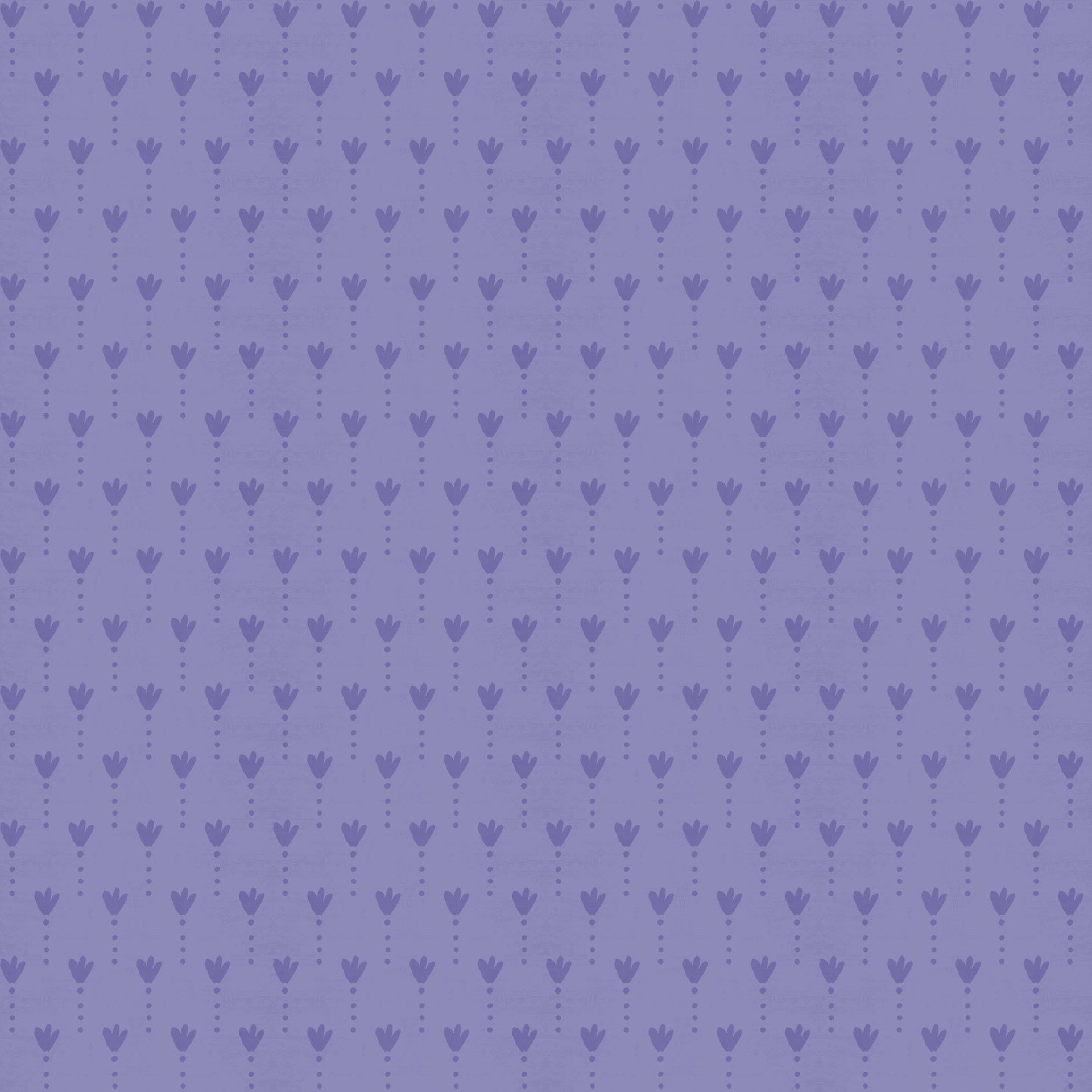 Fabric Lumin Tide + Loom Purple Tulips Lavender Whimsy by the Quarter Yard T115-007-606