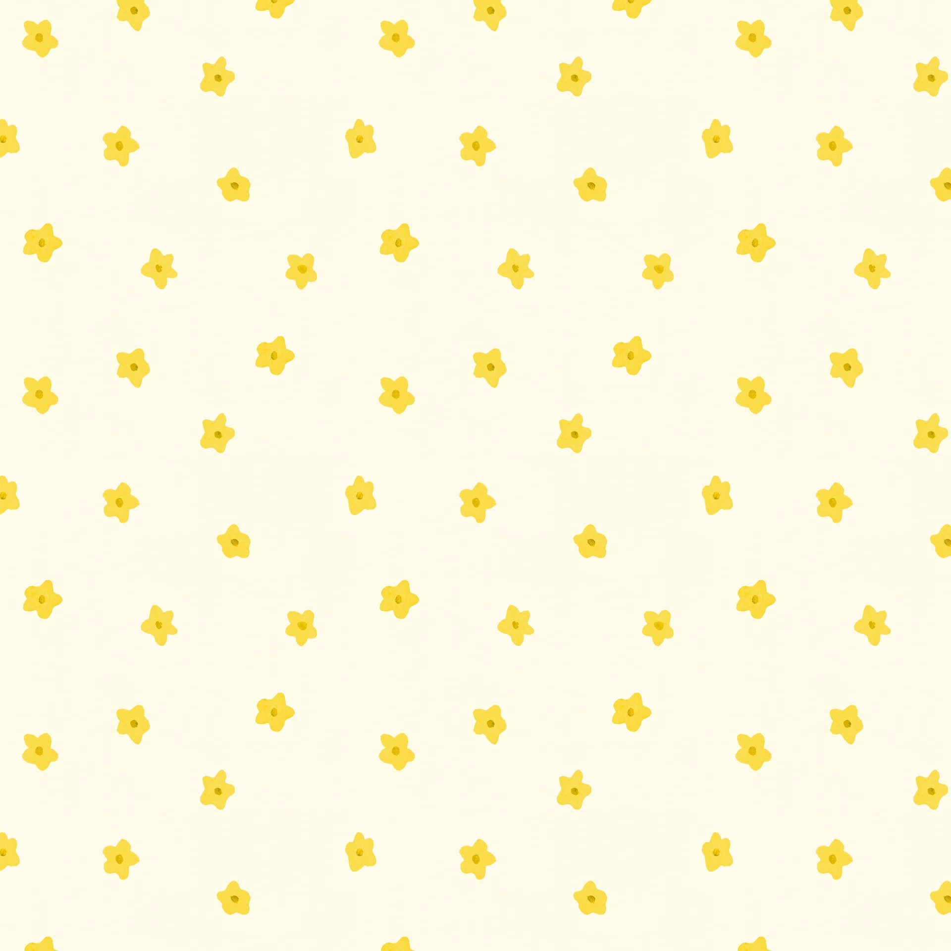 Fabric Lumin Tide + Loom Yellow Tiny Floral Lavender Whimsy by the Quarter Yard T115-008-133