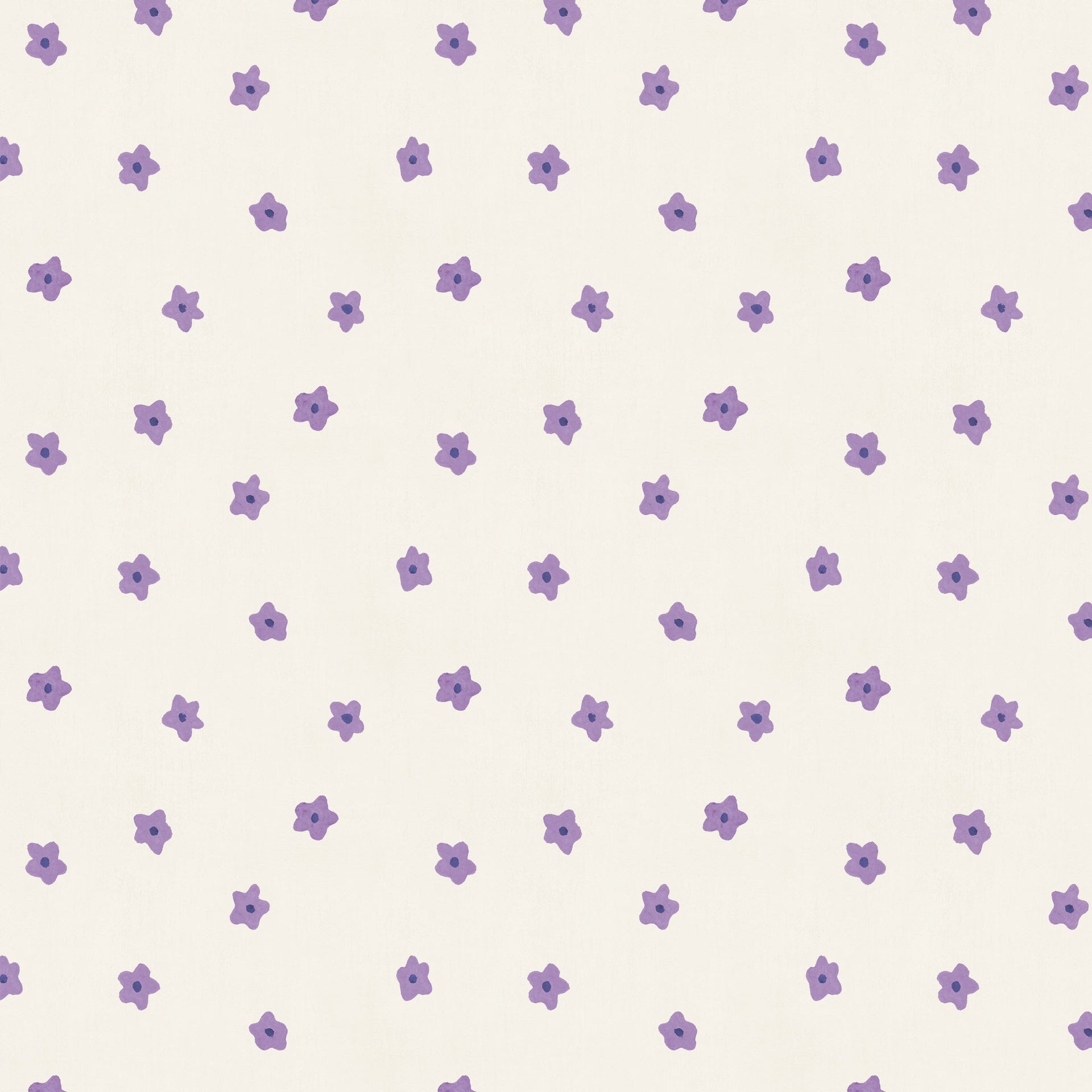 Fabric Lumin Tide + Loom Purple Tiny Floral Lavender Whimsy by the Quarter Yard T115-008-166