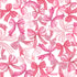 Fabric P & B Textiles White and Pink Packed Bows Coquette Charm by the Quarter Yard 6487-WHTPINK