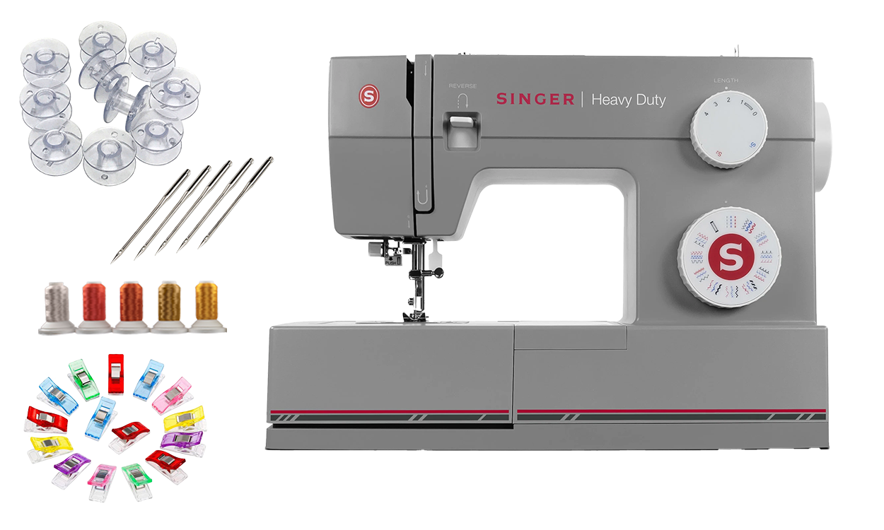 Singer 64S Heavy Duty Sewing Machine bonus package a