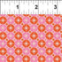 Fabric In The Beginning Multi Circles Go Cowgirl! by the Quarter Yard 6GC-1