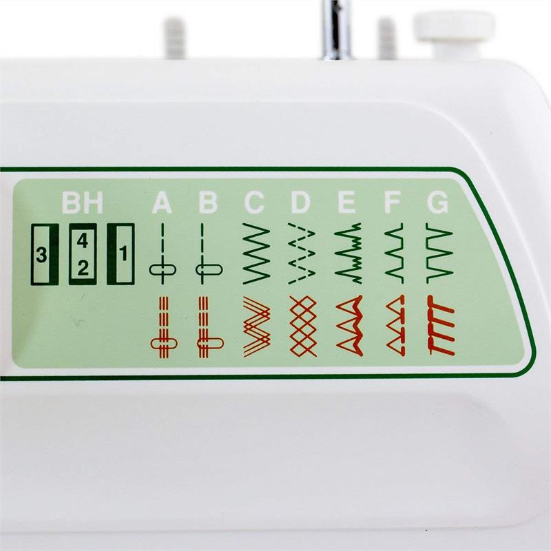 Janome 2212 Sewing Machine stitch chart