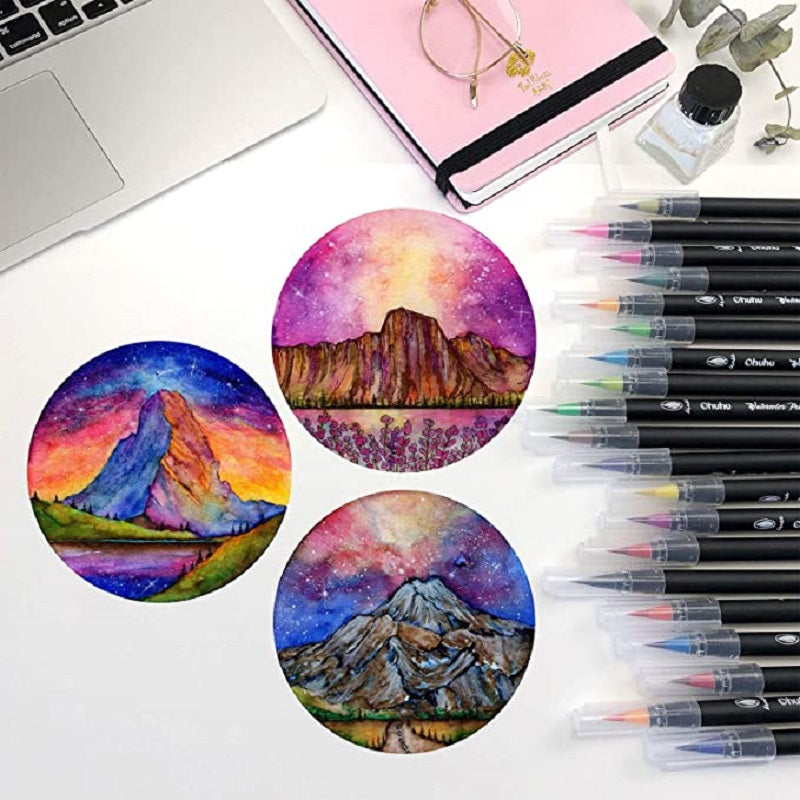Ohuhu Lanai 24ct Watercolor Brush Pens Y30-80600-29