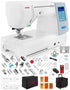 image of the Janome Horizon Memory Craft MC8200QCP Sewing Machine bonus package a and included accessories