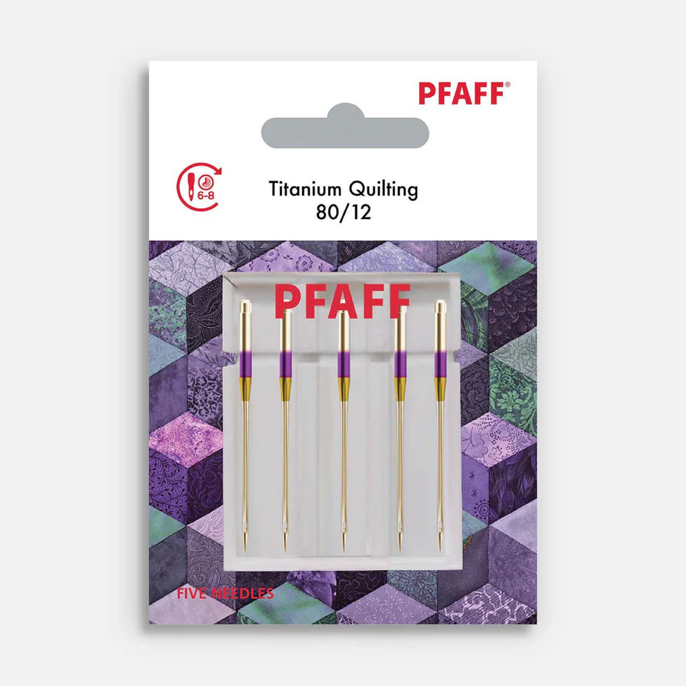 PFAFF 5pk Titanium Quilting Machine Needles