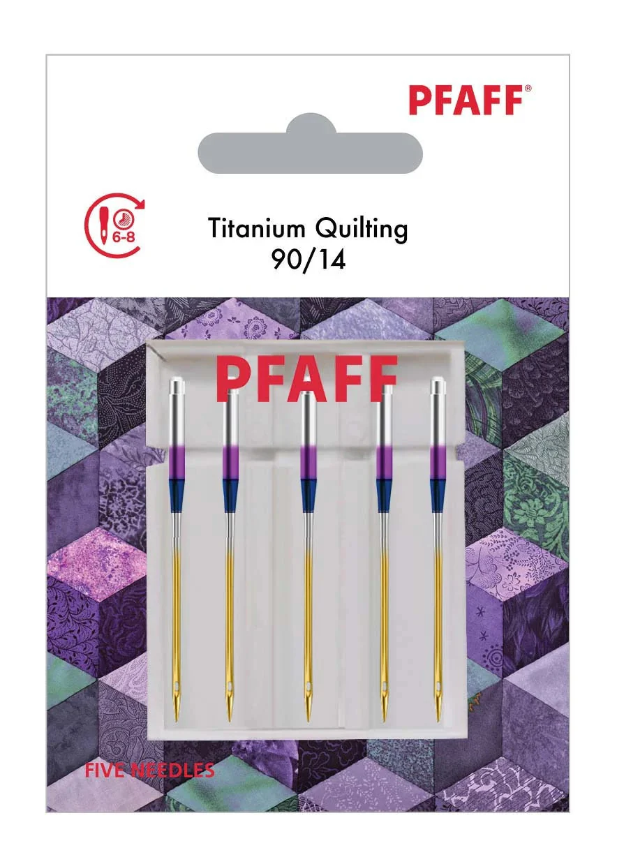 PFAFF 5pk Titanium Quilting Machine Needles