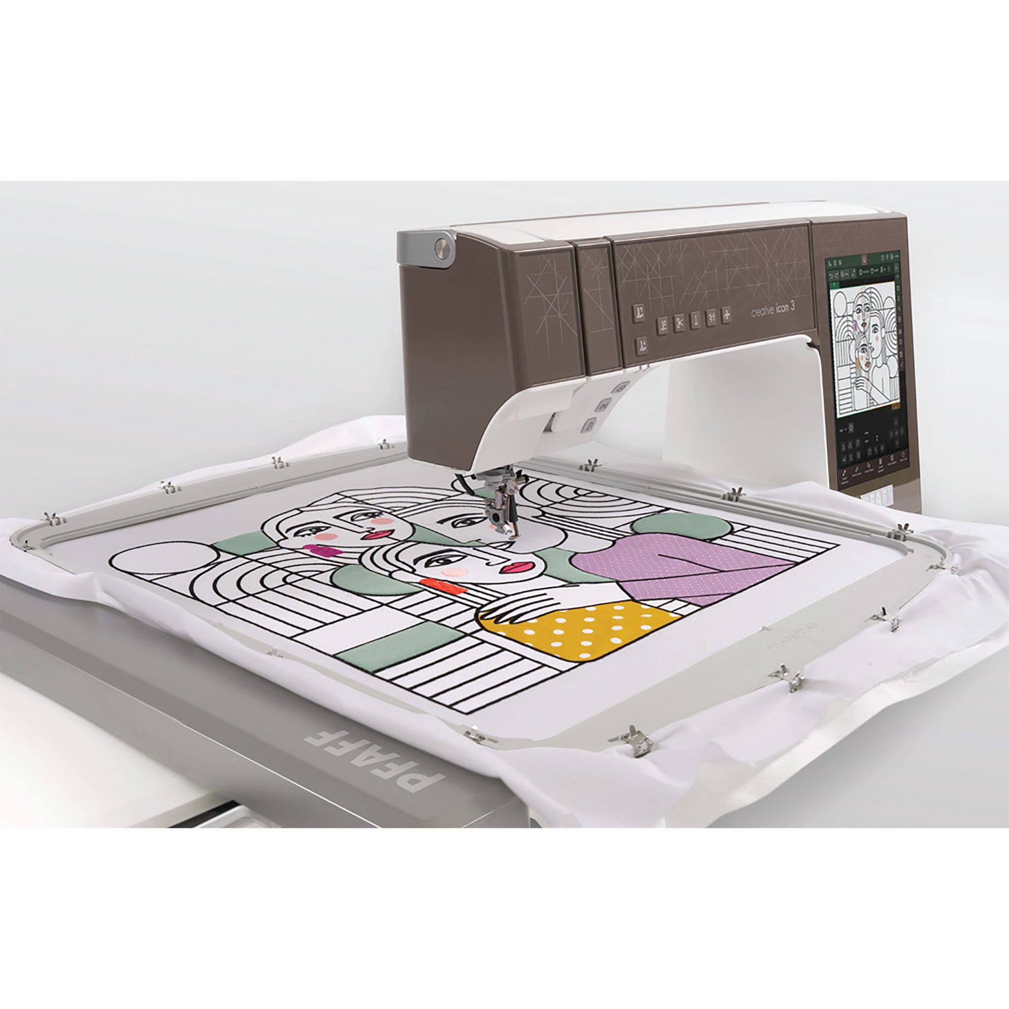 PFAFF creative Grand Turnable Embroidery Hoop 450x450mm 821480096